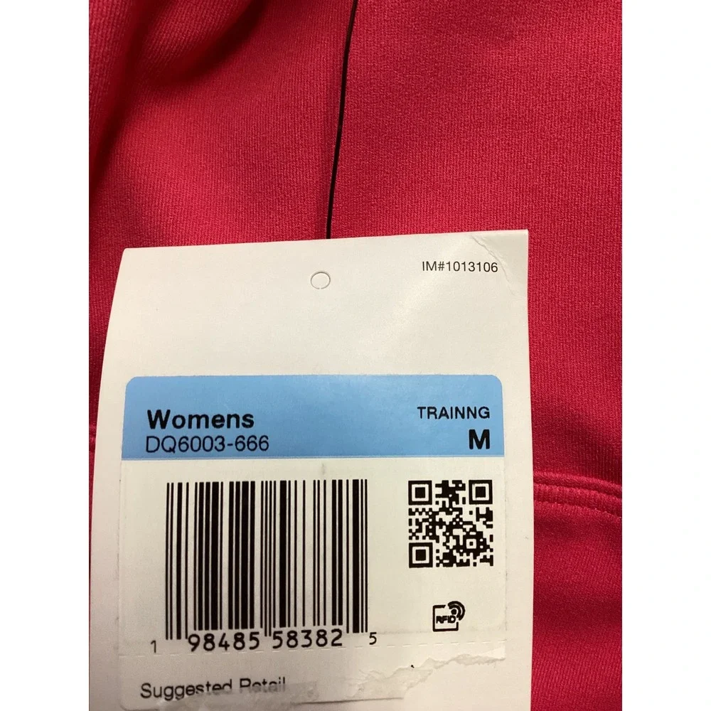 Nike Zenvy Womens Dri-FIT 8 Inch Biker Shorts Pink DQ6003-666 Medium NEW‎